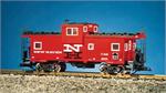 USA Trains Cabooses Extended Vision New Haven Extended Vision Caboose - Socony Red/Black