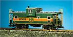 USA Trains Cabooses Extended Vision BNSF Extended Vision Caboose - Green/Orange