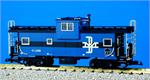 USA Trains Cabooses Extended Vision Boston & Maine Extended Vision Caboose - Blue/Black