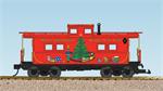 USA Trains  Christmas Christmas Center Cupola Caboose - Red