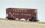USA Trains Woodchip Cars Great Northern Woodchip Car - Freight Car Brown