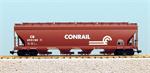 USA Trains Hoppers Conrail (892180, 892181, 892182, 892183) - Brown