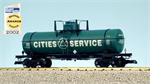 USA Trains Tank Cars 10,000 Gallon Cities Service 10,000 Tank Car - Green