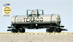 USA Trains Tank Cars 10,000 Gallon Texaco 10,000 Tank Car - Aluminium