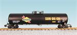USA Trains Tank Cars Sunoco Tank Car - Black