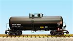 GATX 42 foot black tank car
