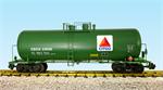 Citgo 42 foot green tank car