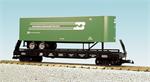 USA Trains  Piggybacks Burlington Northern - Green w/Black Flatcar