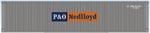 USA Trains Intermodal Various Length Containers 45 Foot P&O Nedlloyd R1711U