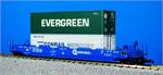 USA Trains Intermodal Single Container Cars Conrail w/2 Containers (1) R17133