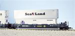 USA Trains Intermodal 5 Unit Articulated Sets BNSF (No Containers) R17155