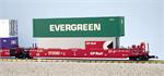 USA Trains Intermodal 5 Unit Articulated Sets Canadian Pacific (No Containers) R17156
