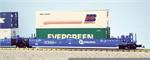 USA Trains Intermodal 5 Unit Articulated Sets Conrail (No Containers) R17158