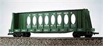 USA Trains Flat Cars Center I Beam Burlington Northern Center I Beam Flat Car Green