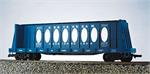 USA Trains Flat Cars Center I Beam Georgia Pacific Center I Beam Flat Car - Blue