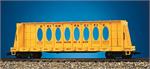 USA Trains Flat Cars Center I Beam Union Pacific Center I Beam Flat Car - Yellow