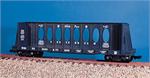 USA Trains Flat Cars Center I Beam White Pass Center I Beam Flat Car - Blue
