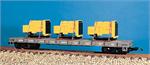 USA Trains Flat Cars Generator New York Central Generator Flat Car Gray