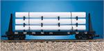 USA Trains Flat Cars Pipe Load Pennsylvania Pipe Load Flat Car - Tuscan