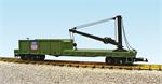USA Trains Work Train Series Derrick Cars D&RGW Derrick Car W/Brass Boom R1802