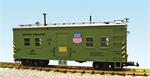 USA Trains Work Train Series Bunk Cars Pennsylvania - Black R1831
