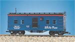 USA Trains Work Train Series Bunk Cars White Pass - Blue R1838