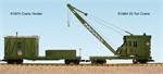 USA Trains Work Train Series 25 Ton Crane Cars Great Northern (Dark Green) R1869