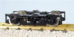 USA Trains Passenger Cars Aluminum Die-Cast Passenger Car Truck w/Metal Wheels - Black