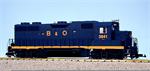 B & O GP 38 Locomotive Blue