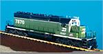 USA Trains Locomotives SD 40 Burlington Northern - Green/Black