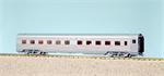 USA Trains Passenger Cars Aluminum Santa Fe 