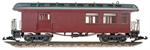 Hartland Locomotive Works Rolling Stock Long Coaches Long Coach Combine - Undecorated - Maroon
